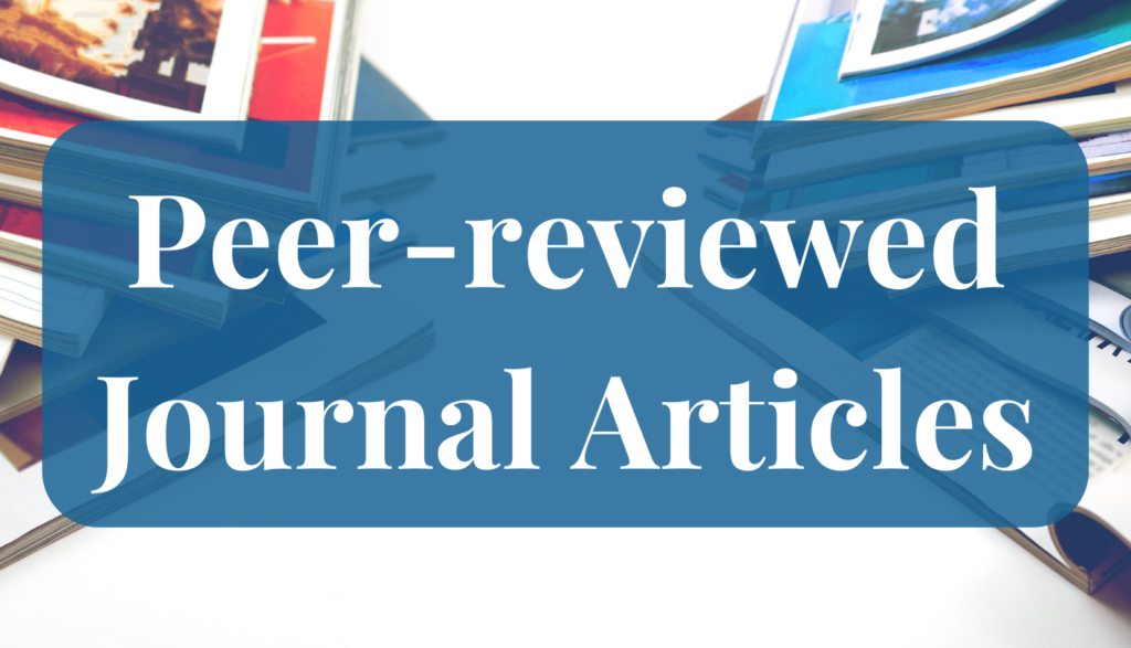 Peer-reviewed Journal Articles